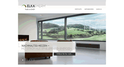 Desktop Screenshot of elkatherm.com